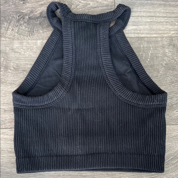 Aerie Ribbed Racerback Cropped Tank - Picture 2 of 4